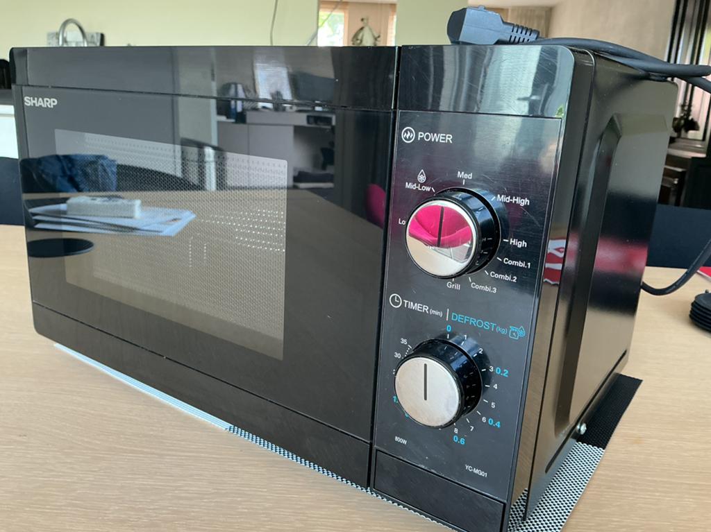 Magnetron grill Sharp, Ophalen, Zo goed als nieuw, Grill