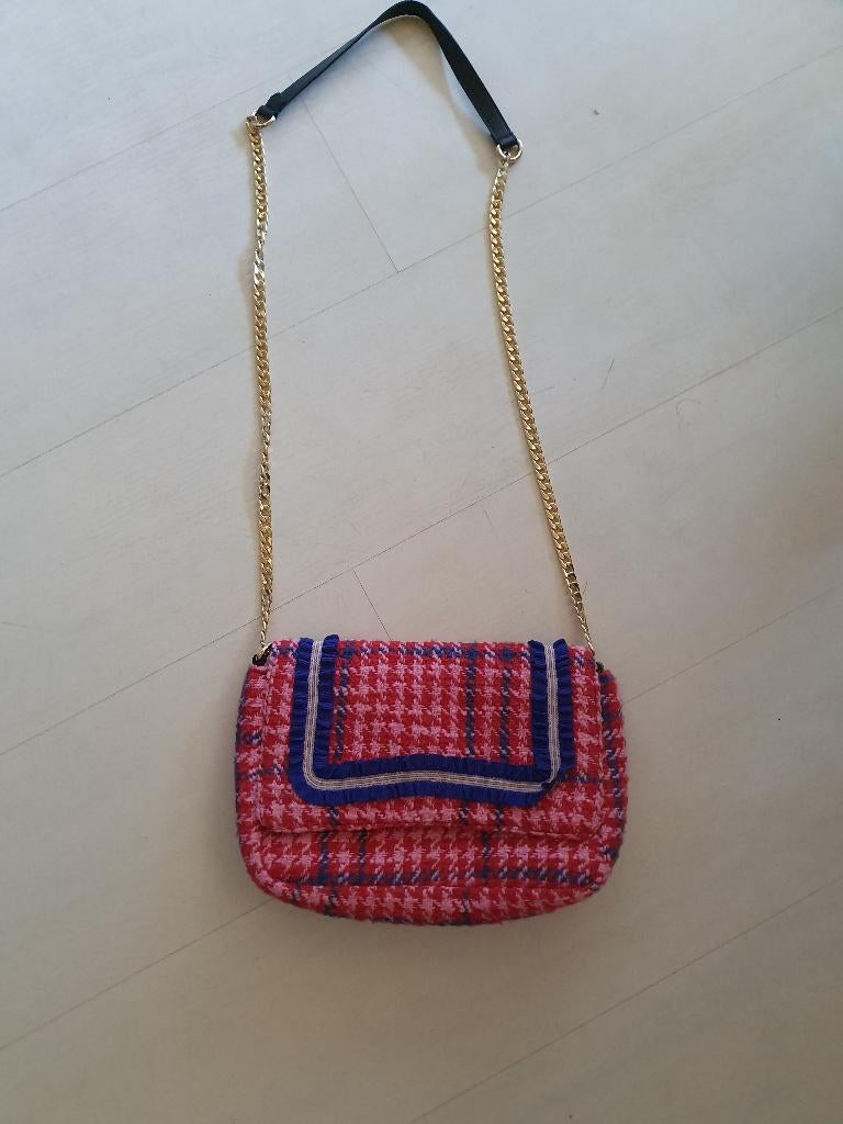 Nieuw! mooie blauw/roze designtas van Becksondergaard!, Verzenden, Nieuw, Blauw, Handtas