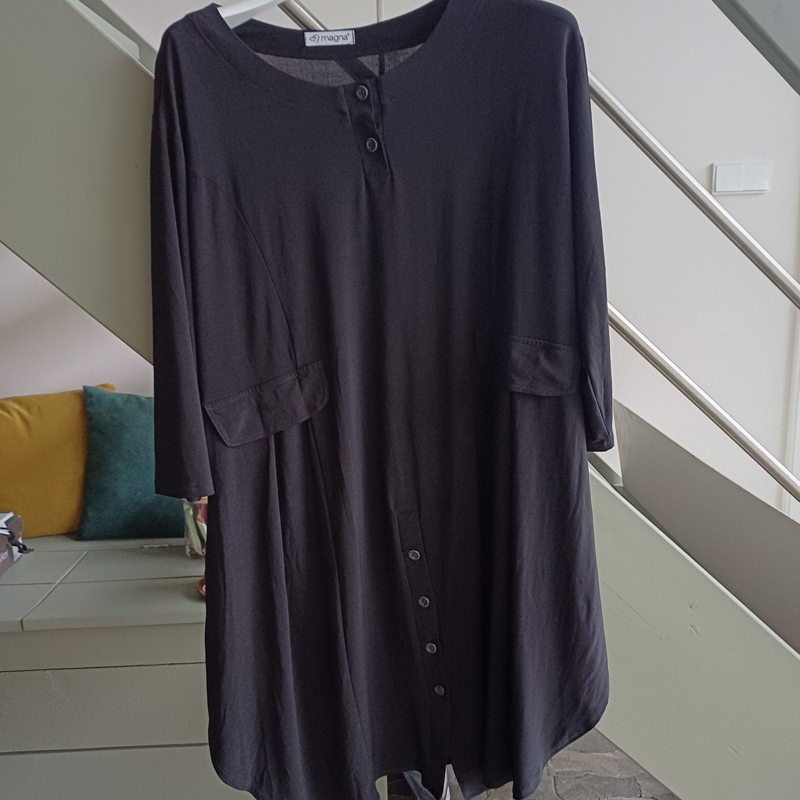 Magna tuniek 52/54, Kleding | Dames, Ophalen of Verzenden, Nieuw, Zwart, Blouse of Tuniek