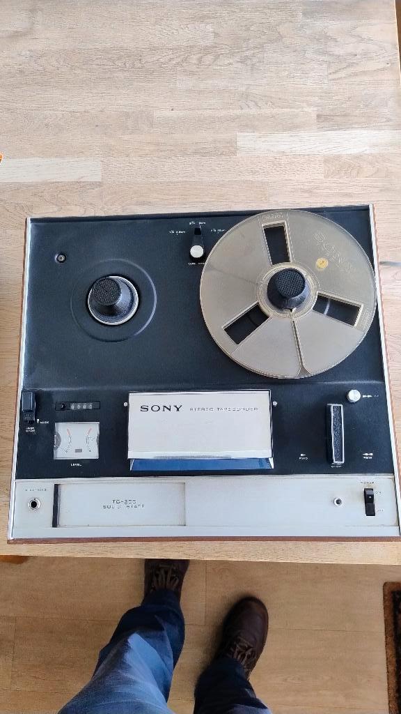 Sony TC 255, Ophalen, Bandrecorder, Met stofkap