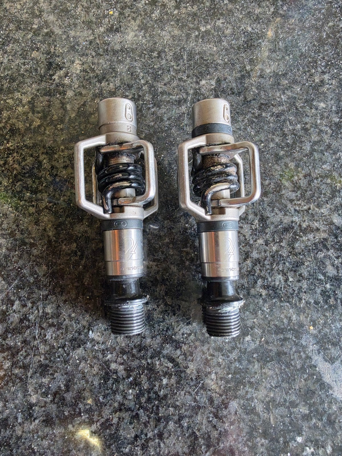 Cranckbrothers Eggbeater 2 pedalen, Crankstel of Pedalen, Gebruikt, Gravelbike, Staal