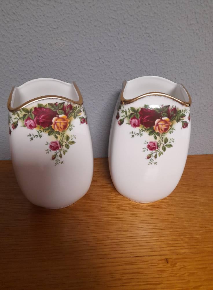 royal albert old country rose adv 3 vaas 45.00 p.s, Antiek en Kunst, Ophalen of Verzenden