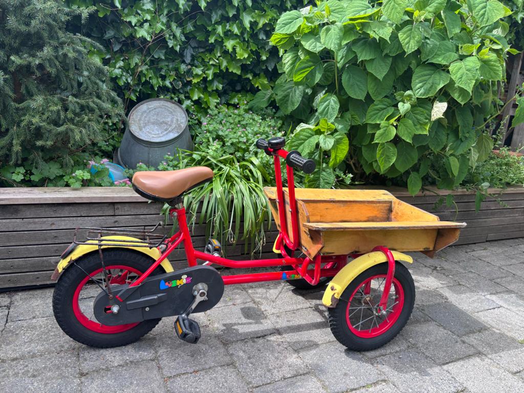 Loekie Kinderbakfiets - teab, Terugtraprem, Gebruikt, 2 kinderen, Ophalen