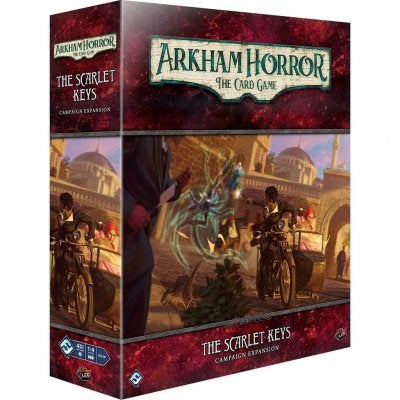 Gezocht: The scarlet keys campaign expansion Arkham Horror, Ophalen of Verzenden, Zo goed als nieuw, Fantasy Flight Games