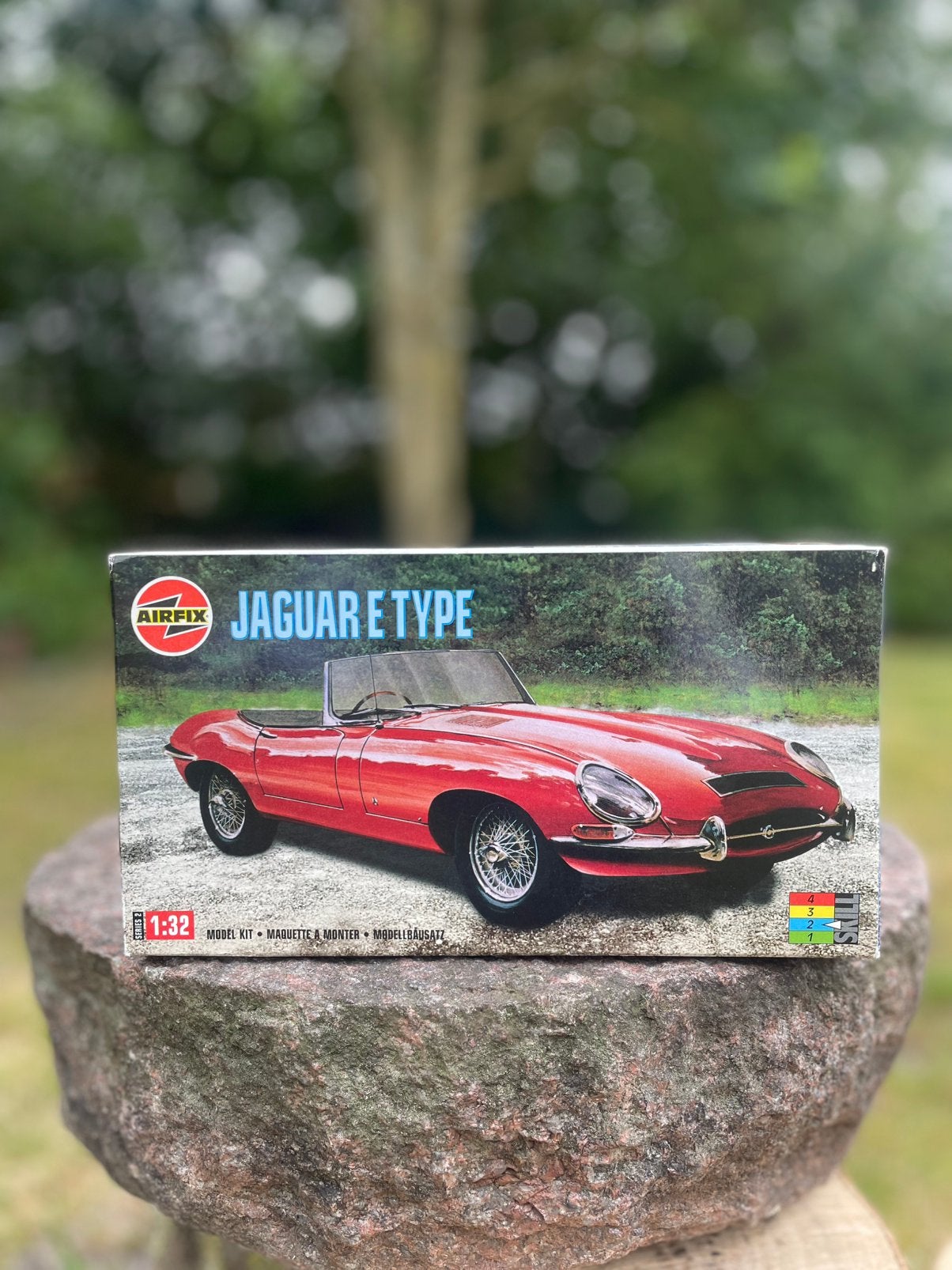 Airfix Jaguar E-Type 1:32 Modelbouwkit – Vintage 1992, Ophalen of Verzenden, Zo goed als nieuw