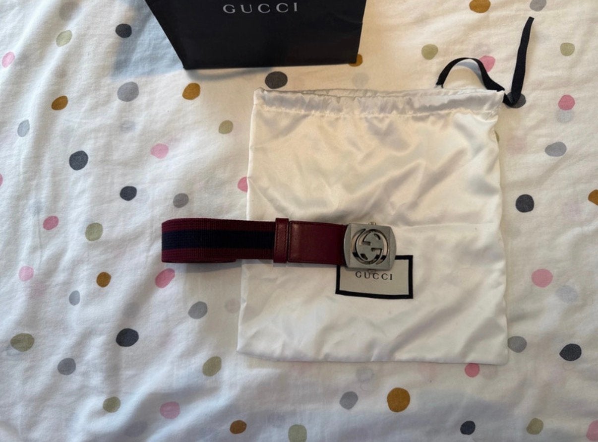 Gucci riem 106cm - Zo goed als nieuw, 100 cm of meer, Echt leder, Ophalen of Verzenden, Zo goed als nieuw