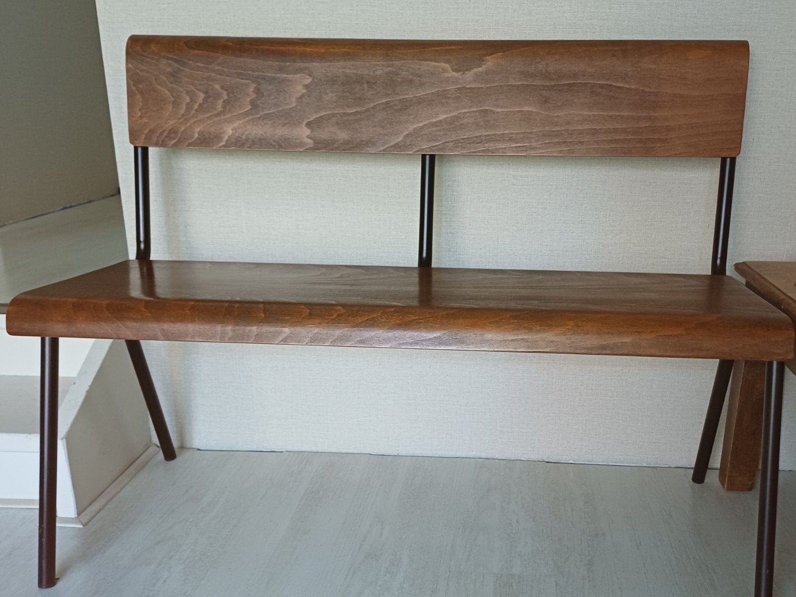 Eettafelbankje 110 cm., Ophalen, Gebruikt