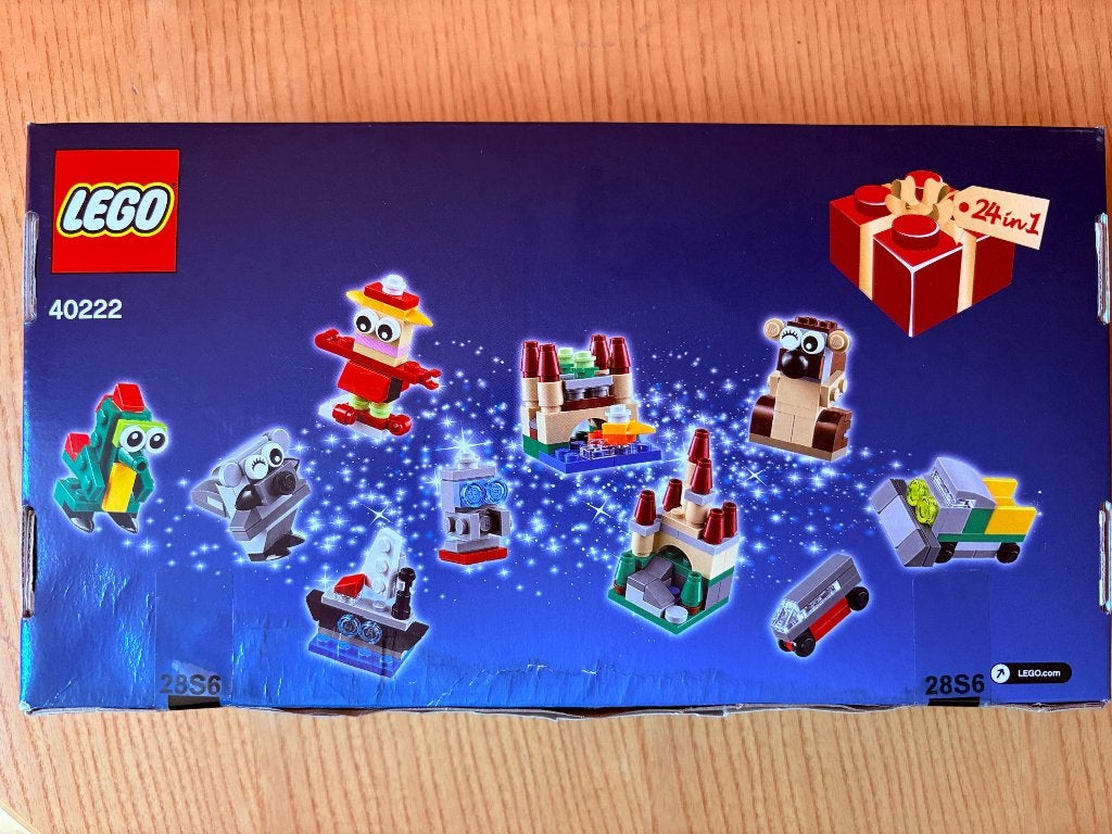 Lego 40222 Kerstbouwset NIEUW, Lego, Overige thema's, Complete set, Compleet