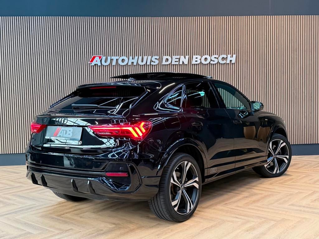 Audi Q3 Sportback 45 TFSI E 245PK S Line - Pano - Memory, Auto's, Audi, Gebruikt, Zwart, Hybride Elektrisch/Benzine, SUV of Terreinwagen