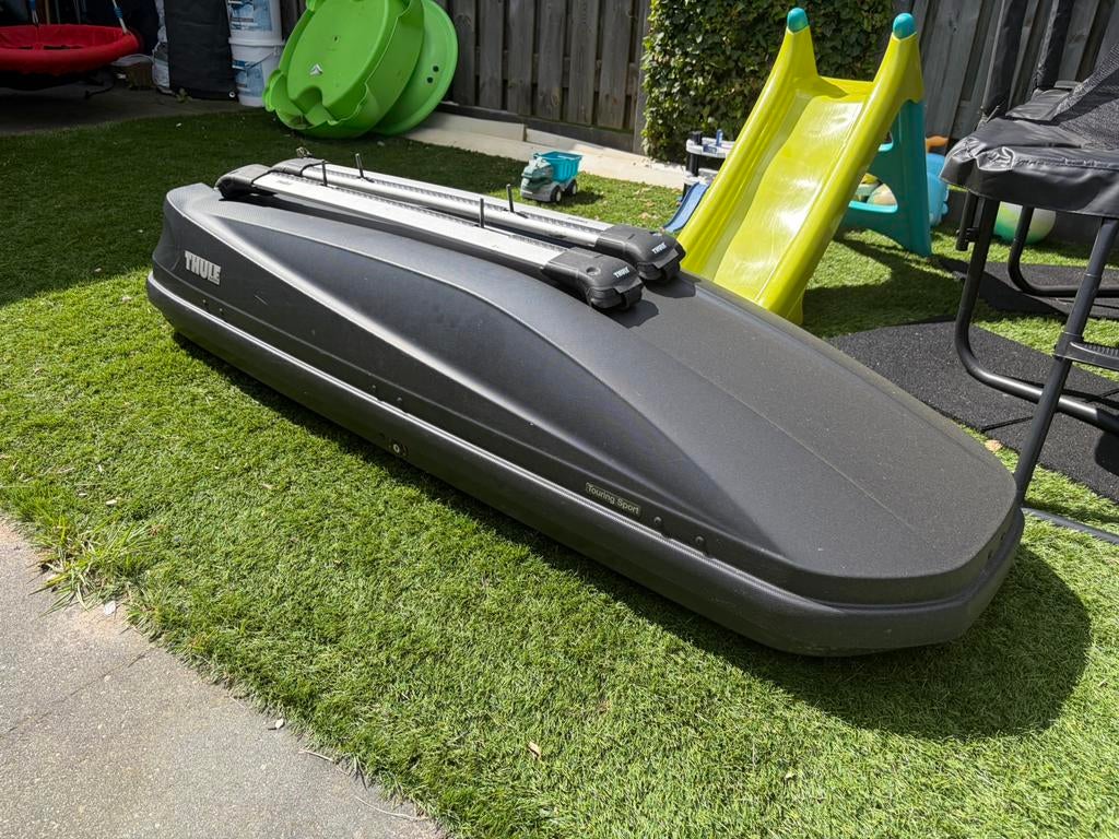 Thule dakkoffer + dakdragers, Auto diversen, Dakkoffers, Ophalen, Zo goed als nieuw