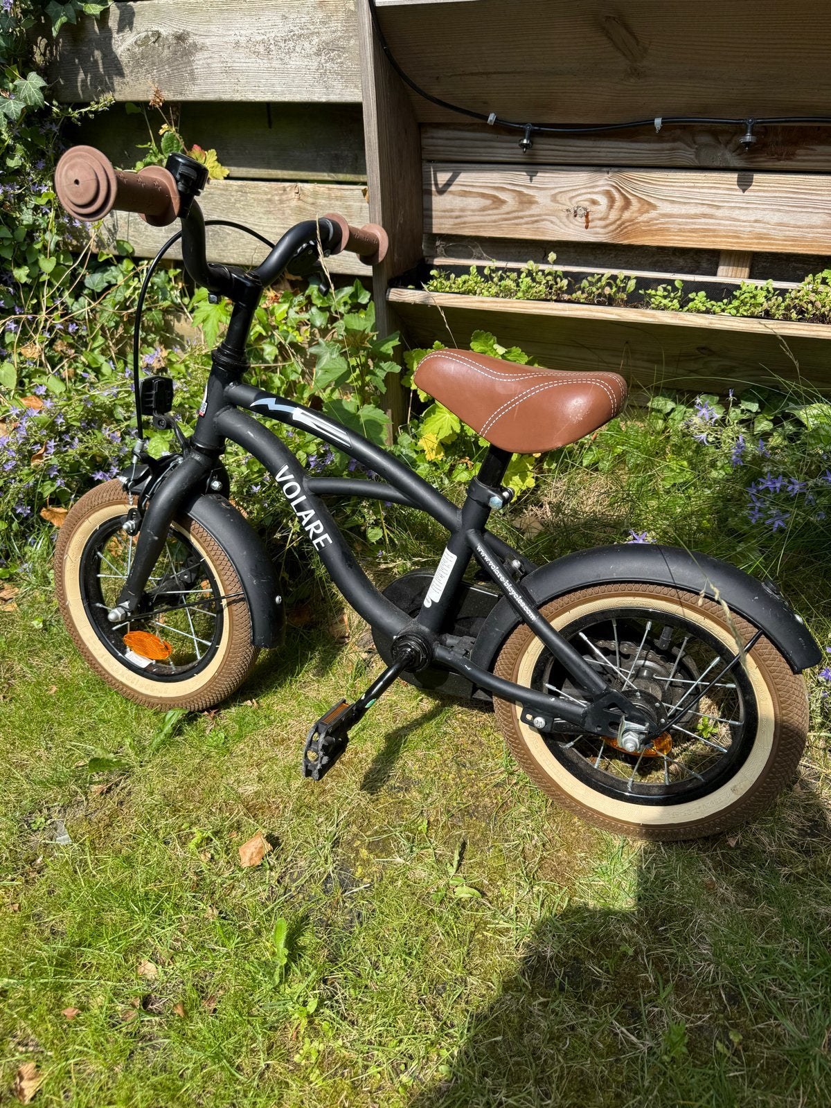 Volare Black Cruiser kinderfiets, Ophalen, Gebruikt, Terugtraprem, Minder dan 16 inch