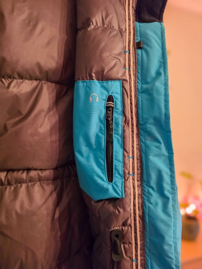 Gaastra lichtblauwe donzen winterjas dames maat m, Gaastra, Blauw, Zo goed als nieuw, Ophalen