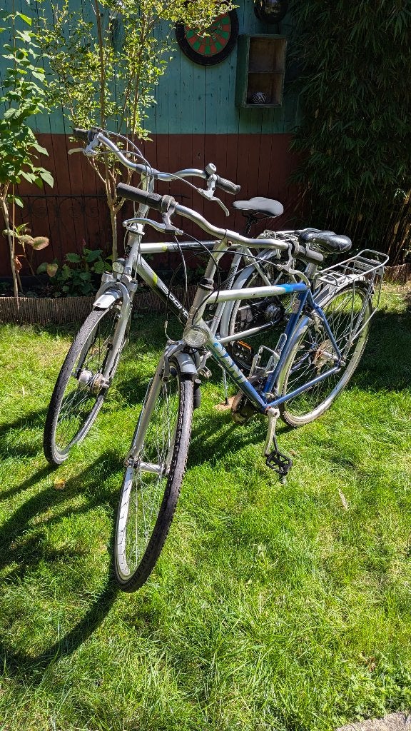 Set van 2 nette herenfietsen 28 inch – Sparta & Giant, Gebruikt, Velgrem, Versnellingen, 53 tot 57 cm