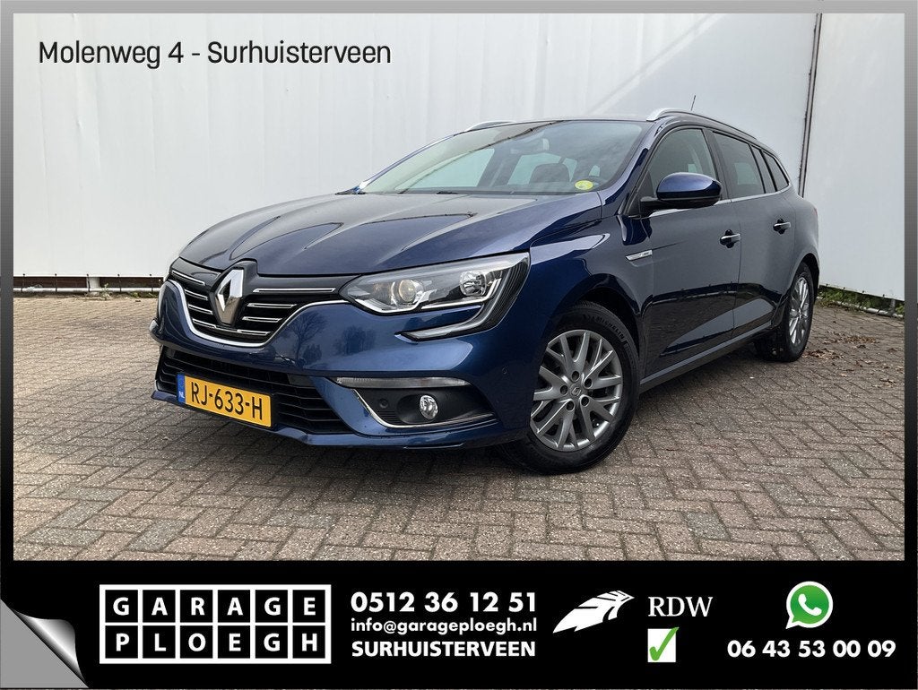 Renault Mégane Estate 1.5 dCi Eco2 Bose FullNavi DAB Clima, Auto's, Renault, Voorwielaandrijving, Gebruikt, 4 cilinders, Blauw