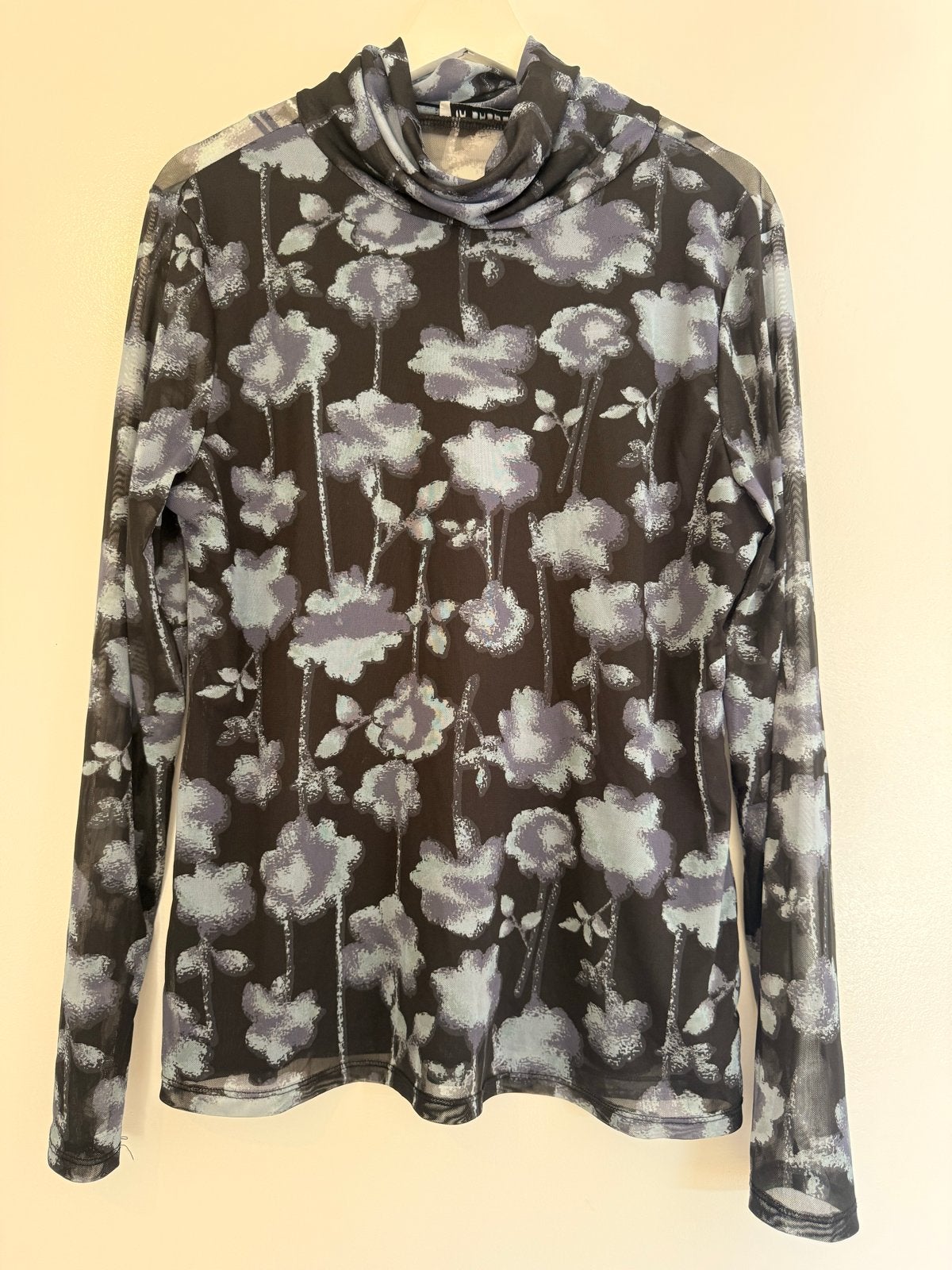 In Shape XL Bloemenprint Coltrui - Zwart/Blauw, Zwart, Maat 46/48 (XL) of groter, Ophalen of Verzenden, Zo goed als nieuw