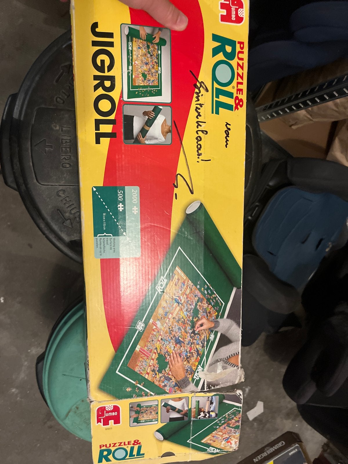 Jumbo Puzzle & Roll JIGROLL - Puzzelmat voor 500-2000 stukje, Hobby en Vrije tijd, Denksport en Puzzels, Ophalen, 500 t/m 1500 stukjes