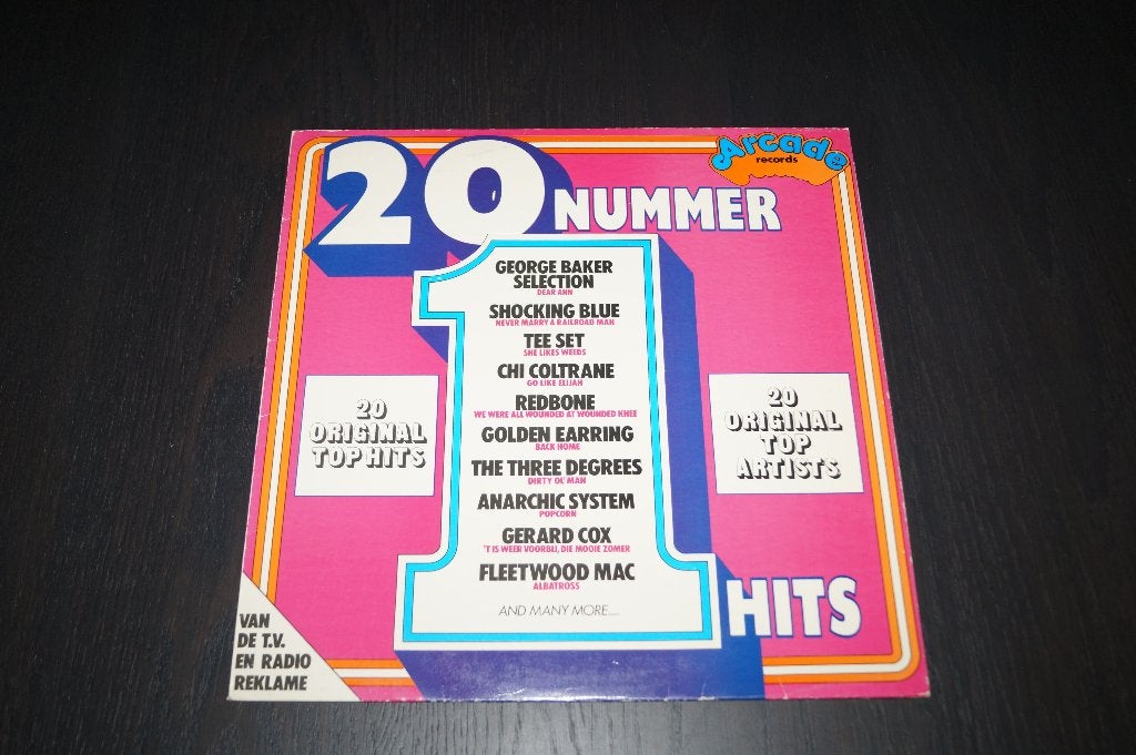 LP 20 Nummer 1 Hits - originele versies - krasvrij 1583, Ophalen, LP, Pop, Zo goed als nieuw