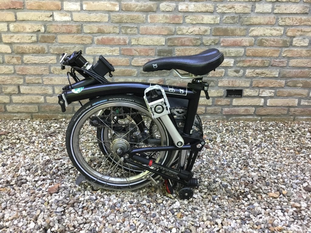 Brompton vouwfiets, Ophalen, Gebruikt, Brompton, 16 tot 18 inch