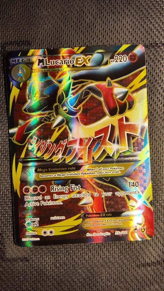 M Lucario-EX 55a Furious Fists | Pokemon kaart, Ophalen, Zo goed als nieuw, Losse kaart, Foil