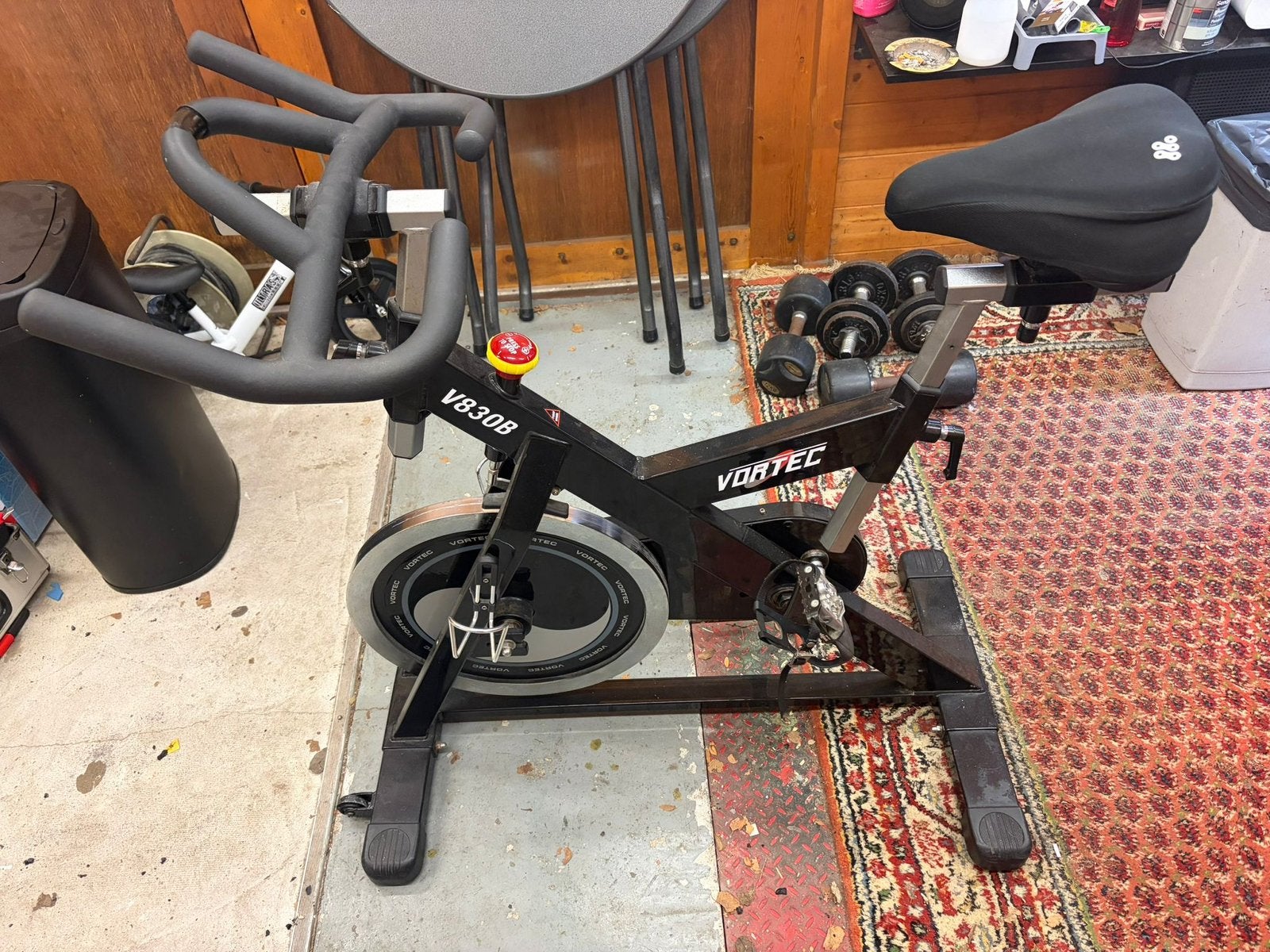 Spinningfiets. Hometrainer, Ophalen, Gebruikt, Spinningfiets, Metaal