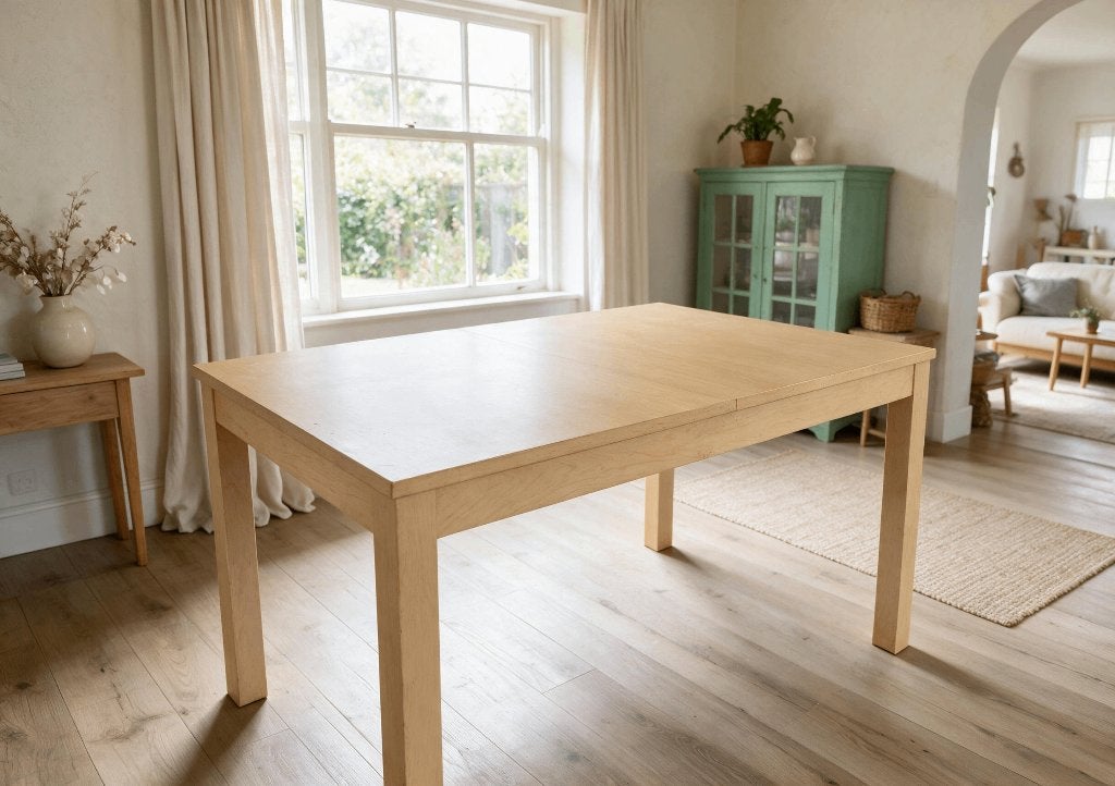 Eettafel uitschuifbaar van 140 cm tot 220 cm, Ophalen, 200 cm of meer, 50 tot 100 cm, Zo goed als nieuw