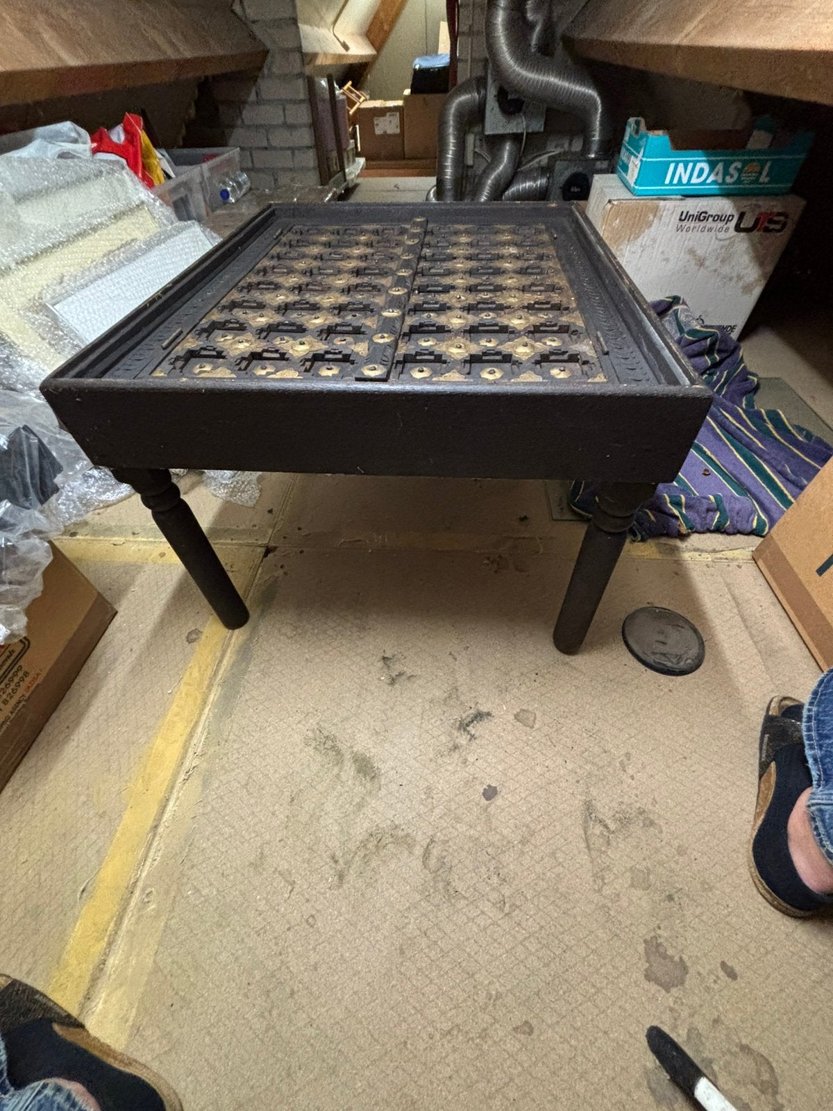 Arabische Tafel, Ophalen