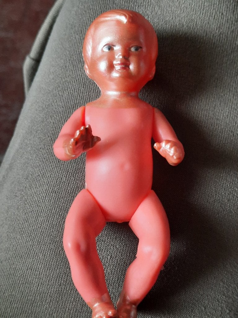 Vintage plastic popje Emil Schwenk, Ophalen of Verzenden, Gebruikt, Pop