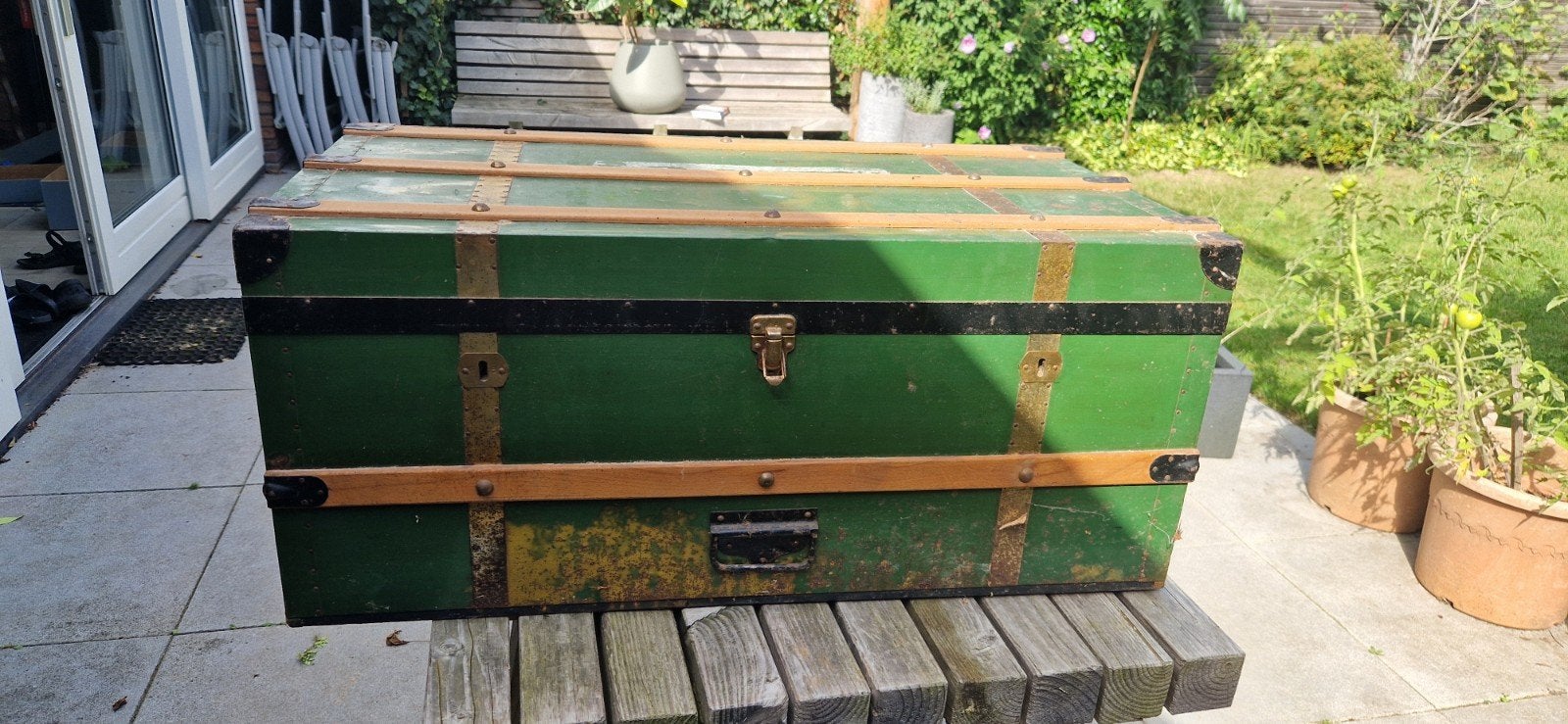 Vintage dekenkist - opknapper, Ophalen