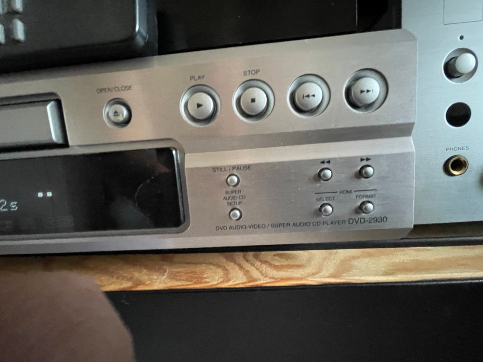Denon SACD/DVD-2930 DVD Audio/Video Speler - Zilver, Ophalen of Verzenden, Gebruikt, Dvd-speler, Overige merken