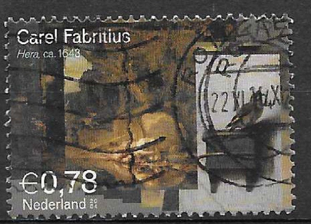 2004 | NVPH 2291 | Carel Fabritius |2-57|, Ophalen of Verzenden, Na 1940, Gestempeld