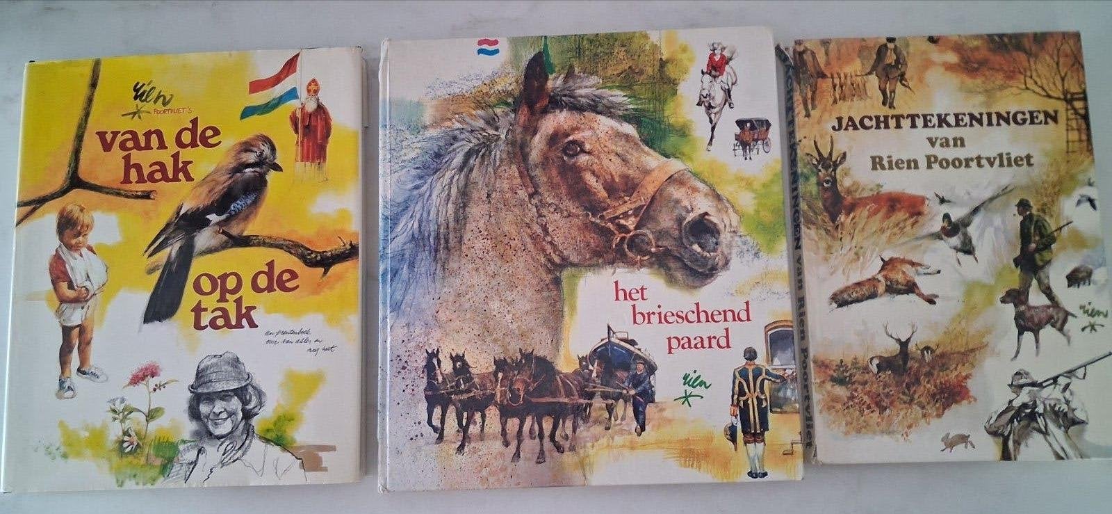 3 x Rien Poortvliet: samen 15.-, Ophalen of Verzenden, Gelezen, Rien Poortvliet, Nederland