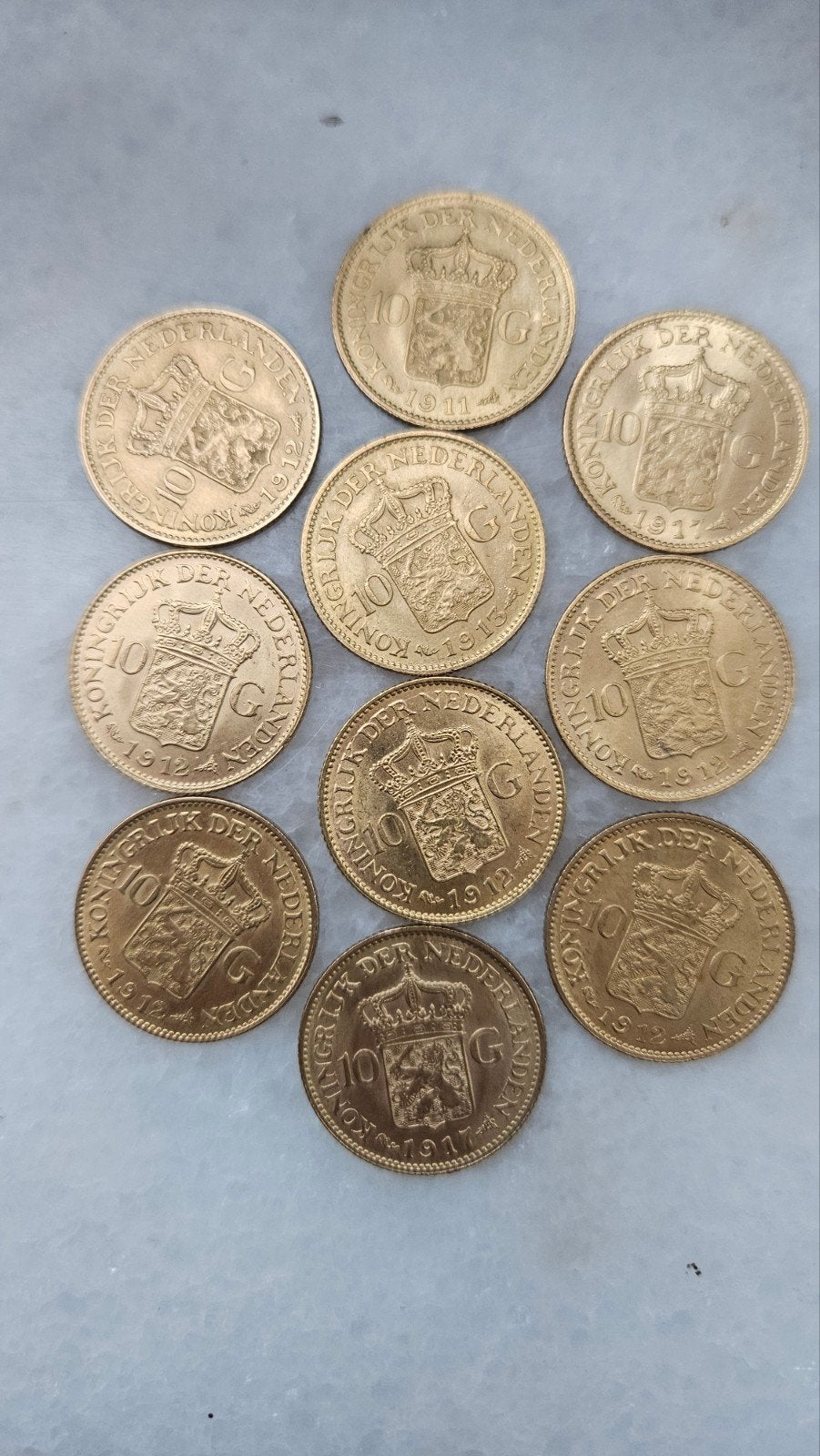 10 gouden tientjes wilhelmina, Ophalen of Verzenden, Koningin Wilhelmina, 10 gulden, Goud