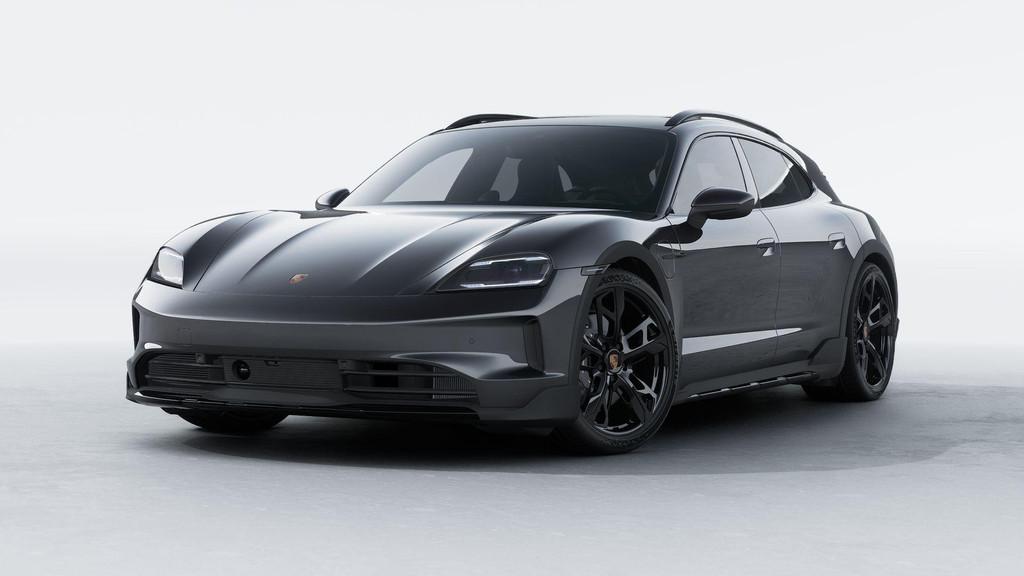 Porsche Taycan 4 Cross Turismo, Auto's, Porsche, 435 pk, Gebruikt, Zwart, Vierwielaandrijving