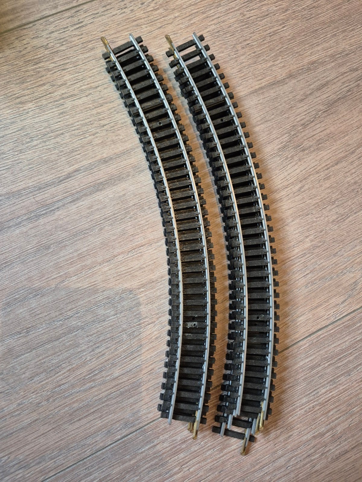 JOUEF 470 gebogen rails H0 8 stuks, Ophalen of Verzenden, Zo goed als nieuw, Rails, Jouef