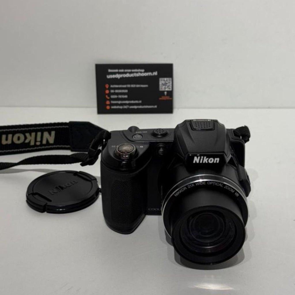 Nikon Coolpix L120 Digitale Camera ZGAN Compleet in Hoes, Ophalen of Verzenden, Zo goed als nieuw