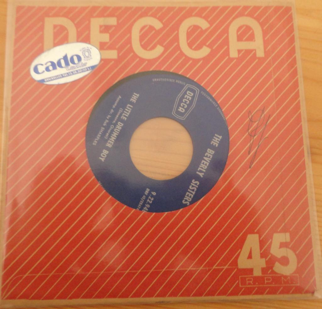 The Beverly Sisters > The little drummer boy, Cd's en Dvd's, Vinyl Singles, Gebruikt, 7 inch, Single, Ophalen of Verzenden