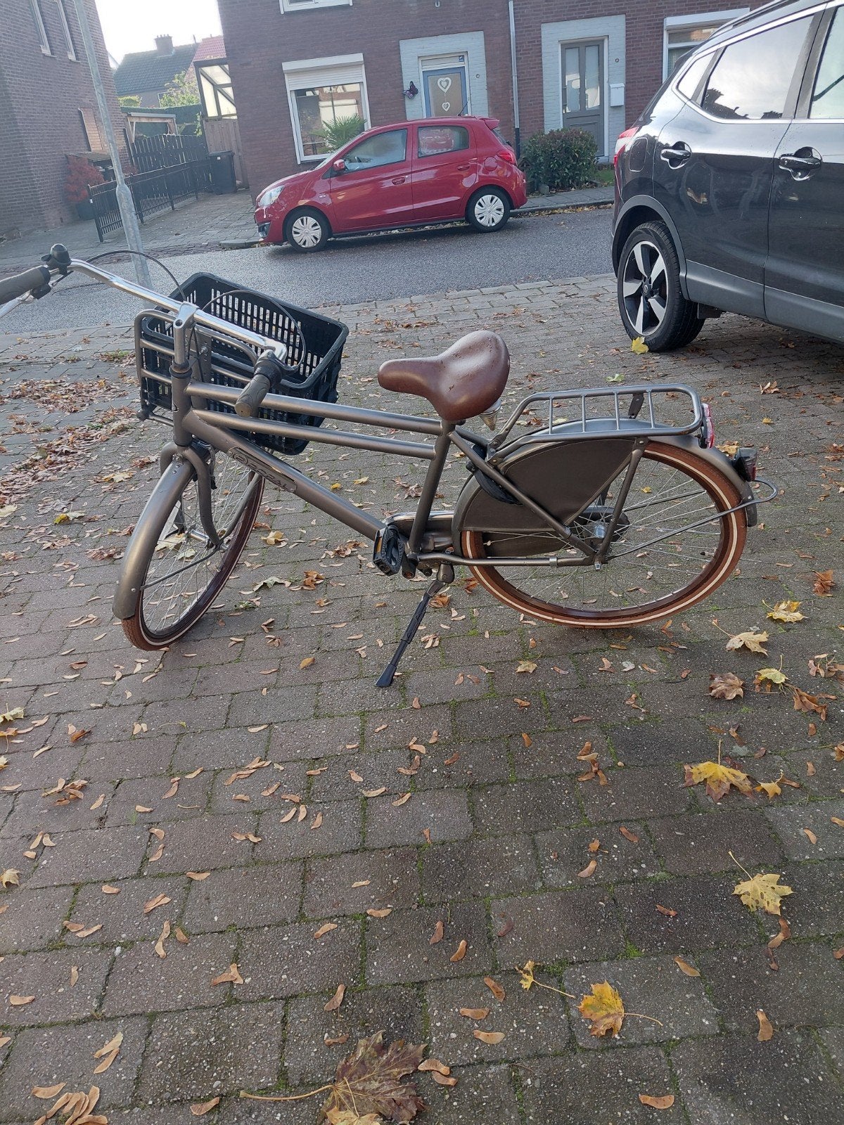 leuk kinderfietsje, Terugtraprem, Gebruikt, Versnellingen, Ophalen