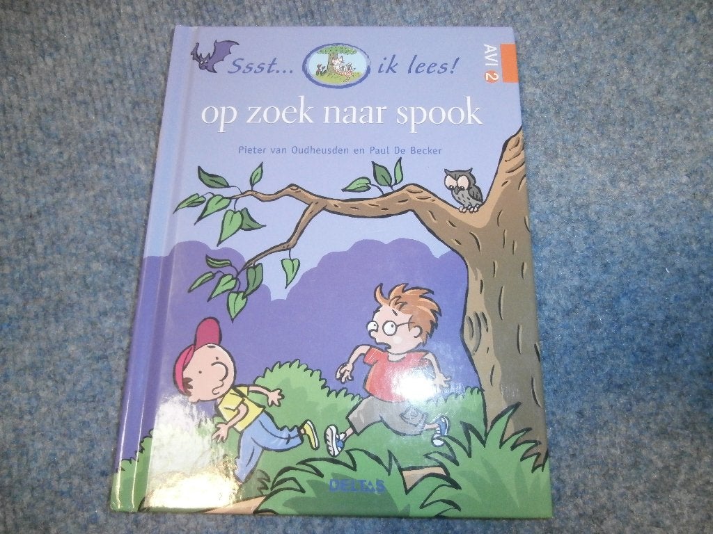 Boek Op zoek naar spook Van Oudheusden De Becker Deltas Ssst, Fictie algemeen, Pieter van Oudheusden, Ophalen of Verzenden, Zo goed als nieuw