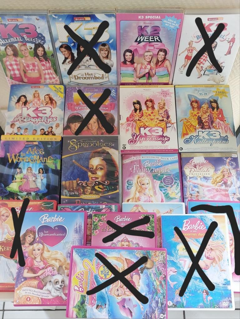 Dvd's K3 Barbie, Cd's en Dvd's, Alle leeftijden, Ophalen of Verzenden, Zo goed als nieuw