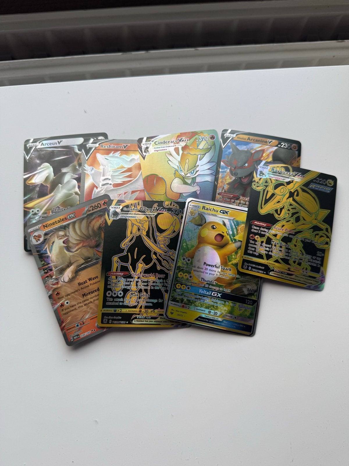 Pokémon kaarten verzameling - V, VMAX, GX, EX - Foil, Ophalen, Zo goed als nieuw, Meerdere kaarten, Foil