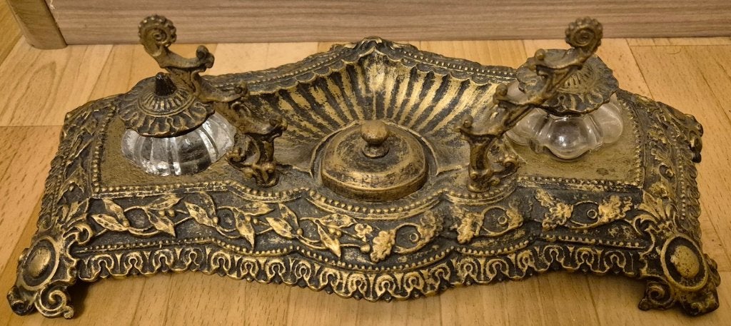 Prachtige oude Franse inktstel., Ophalen of Verzenden