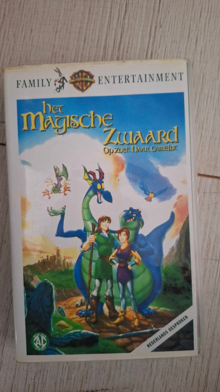 Het Magische Zwaard: Op Zoek Naar Camelot (VHS), Gebruikt, Alle leeftijden, Actie en Avontuur, VHS