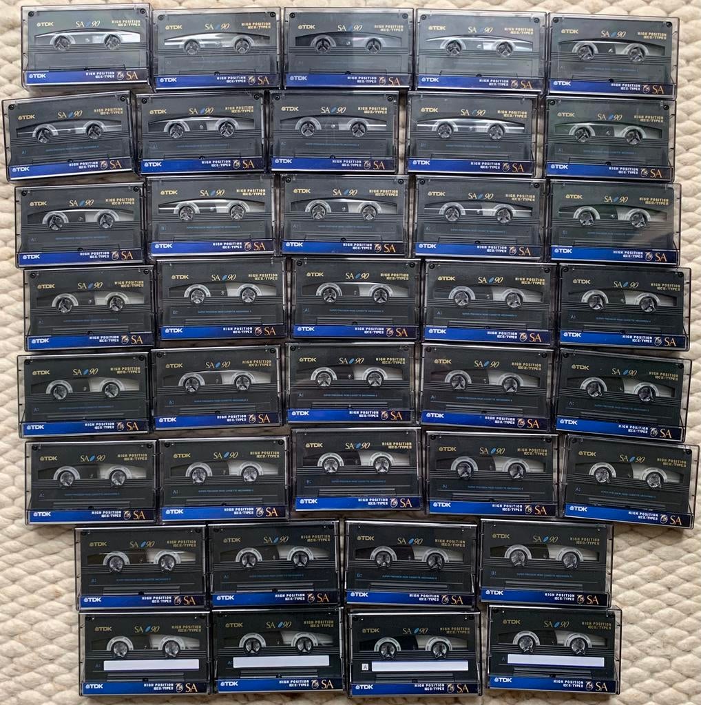 Onbeschreven TDK SA90 1994 IZGST cassettebandjes SA-90 SA 90, Cd's en Dvd's, Cassettebandjes, Ophalen of Verzenden, Zo goed als nieuw