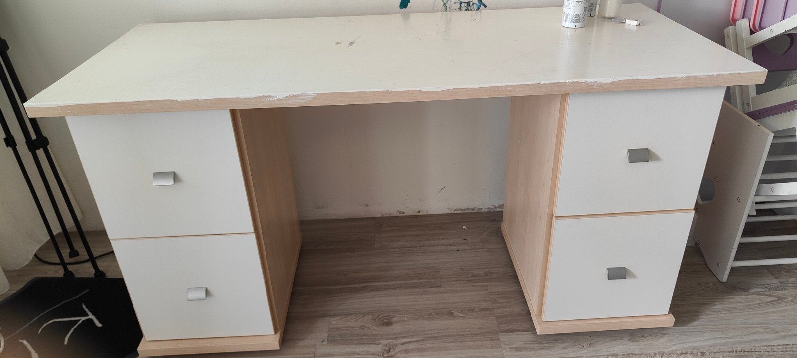 Bureau / Nageltafel / manicuretafel met veel opbergruimte, Ophalen, Gebruikt, 75 cm of meer, 60 cm of meer