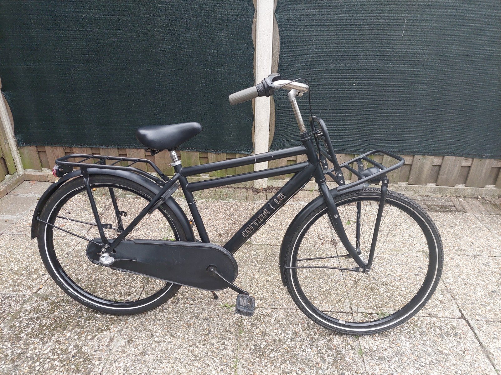 Cortina U4 Transportfiets 26 Inch, Fietsen en Brommers, Terugtraprem, Gebruikt, Cortina U4 transportfiets, Versnellingen