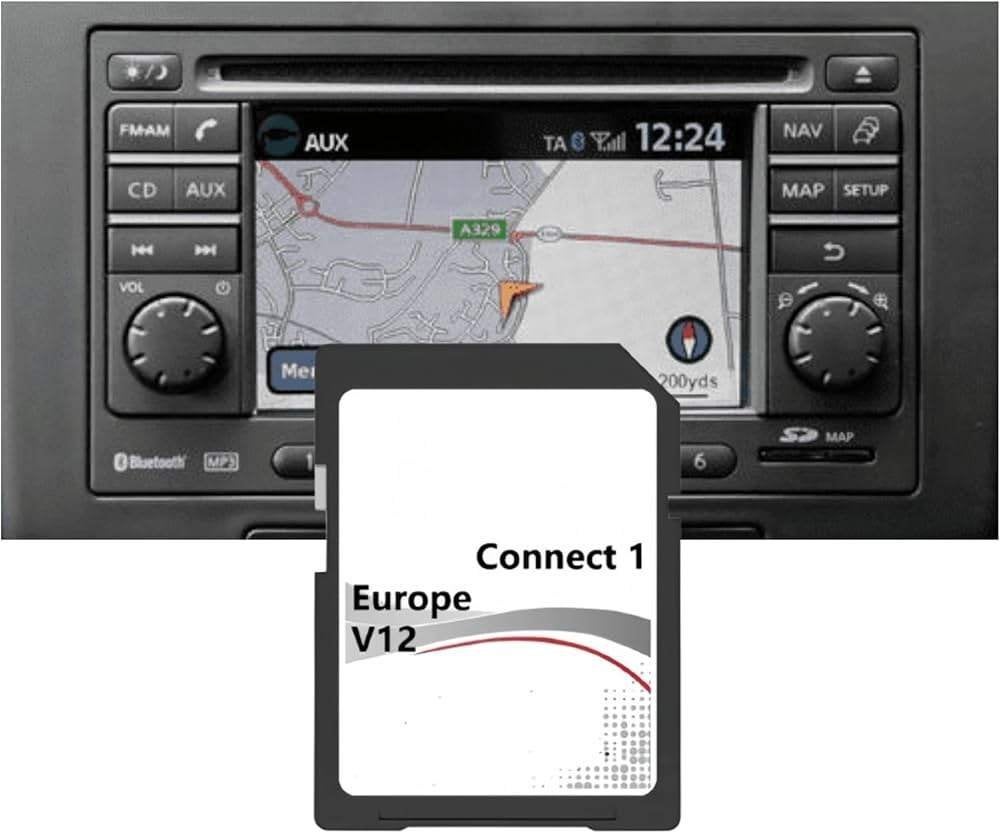 Nissan connect 1 EU V12 sd kaart Qashqai juke ed, Verzenden, Heel Europa, Update