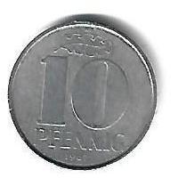 DDR 10 pfennig 1967 km 10 xf+, Verzenden, Duitsland, Losse munt