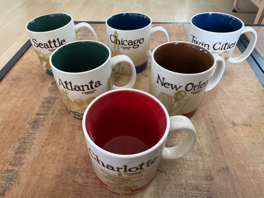 Icon mugs starbucks uit USA nieuw ongebruikt, Ophalen of Verzenden, Nieuw, Overige stijlen, Kop(pen) en/of Schotel(s)
