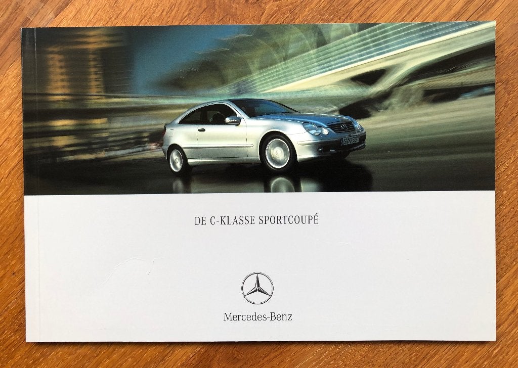 Mercedes-Benz De C-Klasse Sportcoupé folder 2001, Verzenden, Mercedes, Zo goed als nieuw, Mercedes-Benz