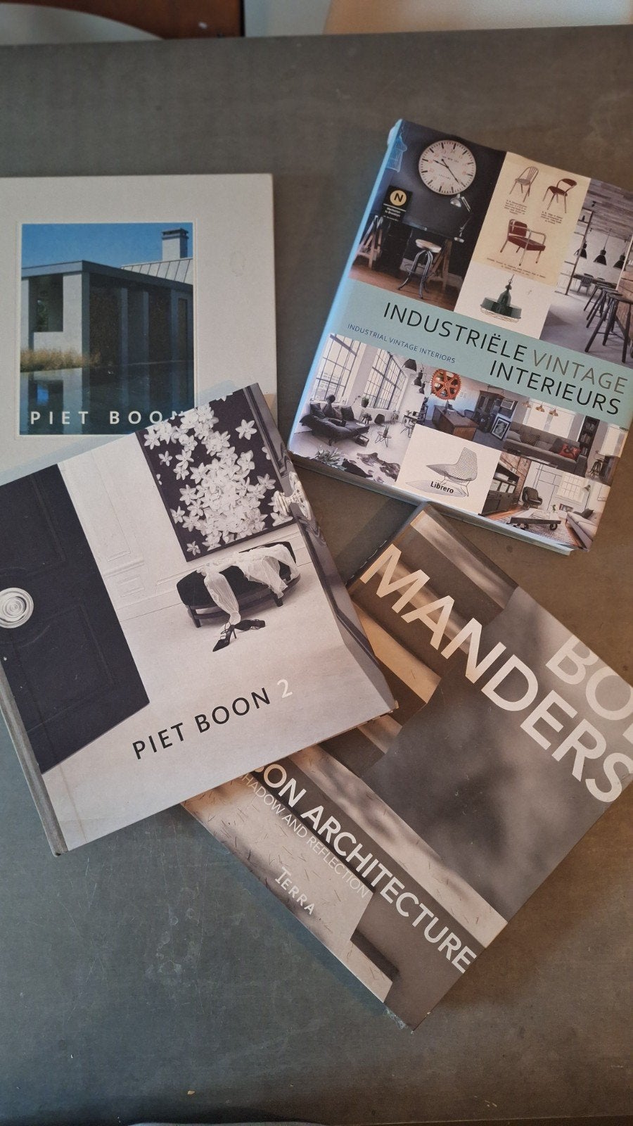 Woonboeken: Piet Boon 1 & 2, Industriële Vintage Inter, Ophalen of Verzenden, Zo goed als nieuw, Interieur en Design